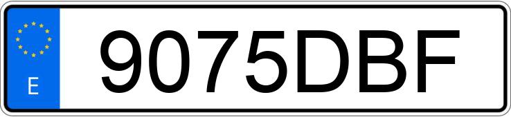 Numer rejestracyjny 9075DBF posiada PEUGEOT 307 Numer rejestracyjny 9075DBF posiada PEUGEOT 307