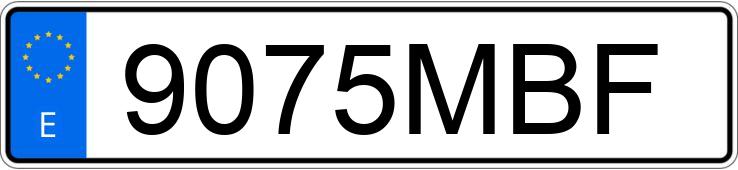 Numer rejestracyjny 9075MBF posiada CITROEN BERLINGO