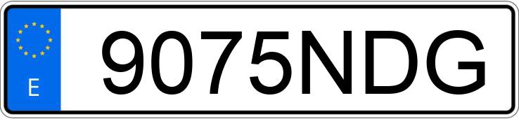 Numer rejestracyjny 9075NDG posiada VOLKSWAGEN GOLF Numer rejestracyjny 9075NDG posiada VOLKSWAGEN GOLF