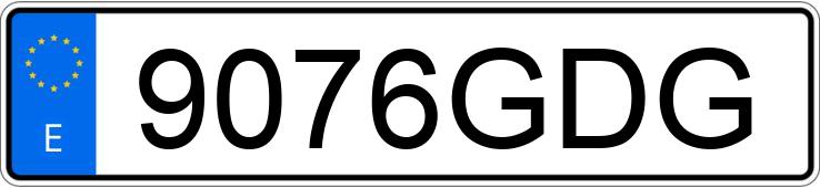 Numer rejestracyjny 9076GDG posiada SEAT LEON