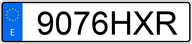 Numer rejestracyjny 9076HXR posiada RENAULT GRAND SCENIC