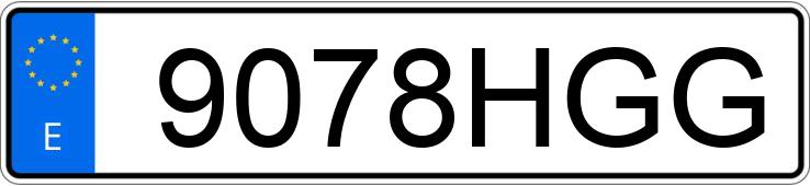 Numer rejestracyjny 9078HGG posiada SEAT EXEO