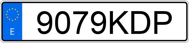 Numer rejestracyjny 9079KDP posiada VOLKSWAGEN SPORTSVAN