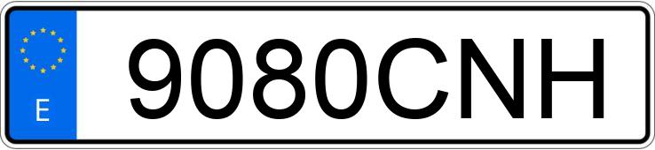 Numer rejestracyjny 9080CNH posiada SEAT IBIZA