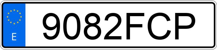 Numer rejestracyjny 9082FCP posiada OPEL MOVANO