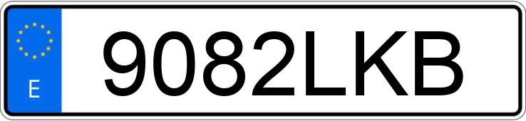 Numer rejestracyjny 9082LKB posiada BMW SERIE 7