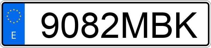 Numer rejestracyjny 9082MBK posiada CUPRA FORMENTOR
