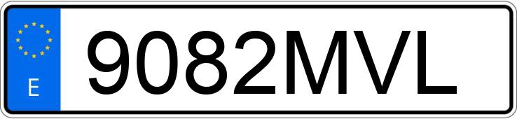 Numer rejestracyjny 9082MVL posiada BMW X7