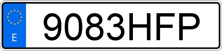 Numer rejestracyjny 9083HFP posiada FIAT 500 Numer rejestracyjny 9083HFP posiada FIAT 500