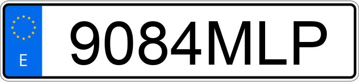 Numer rejestracyjny 9084MLP posiada AUDI Q4 SPORTBACK