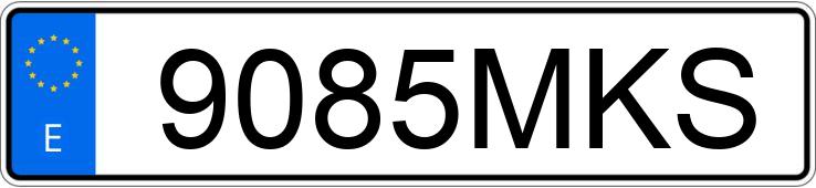 Numer rejestracyjny 9085MKS posiada AUDI A4