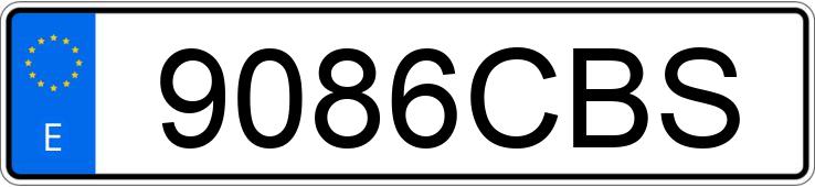 Numer rejestracyjny 9086CBS posiada RENAULT MEGANE