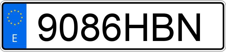 Numer rejestracyjny 9086HBN posiada FORD FIESTA