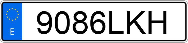 Numer rejestracyjny 9086LKH posiada BMW X5