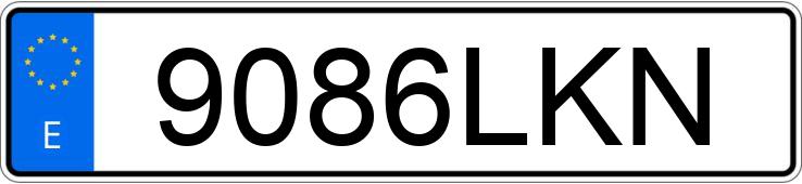 Numer rejestracyjny 9086LKN posiada BMW SERIE 1