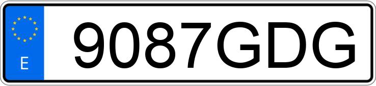 Numer rejestracyjny 9087GDG posiada SEAT LEON