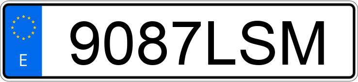 Numer rejestracyjny 9087LSM posiada TOYOTA COROLLA Numer rejestracyjny 9087LSM posiada TOYOTA COROLLA