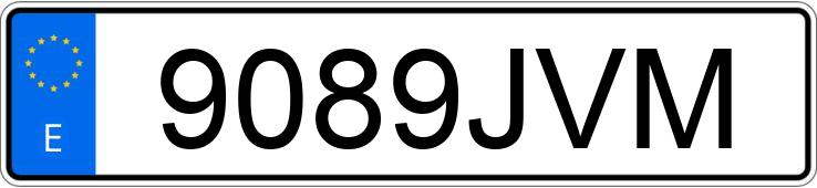 Numer rejestracyjny 9089JVM posiada VOLKSWAGEN TRANSPORTER