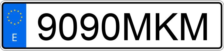 Numer rejestracyjny 9090MKM posiada VOLVO XC60