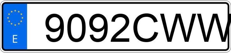 Numer rejestracyjny 9092CWW posiada VOLKSWAGEN GOLF Numer rejestracyjny 9092CWW posiada VOLKSWAGEN GOLF