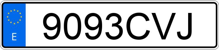 Numer rejestracyjny 9093CVJ posiada SEAT TOLEDO