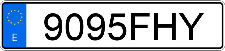 Numer rejestracyjny 9095FHY posiada SEAT IBIZA Numer rejestracyjny 9095FHY posiada SEAT IBIZA