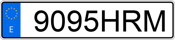 Numer rejestracyjny 9095HRM posiada RENAULT MEGANE