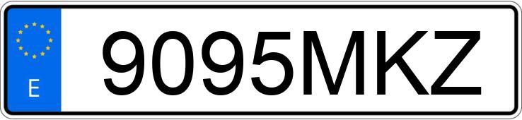 Numer rejestracyjny 9095MKZ posiada CITROEN C1