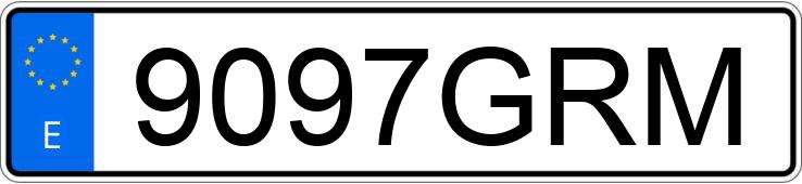 Numer rejestracyjny 9097GRM posiada CITROEN C-CROSSER