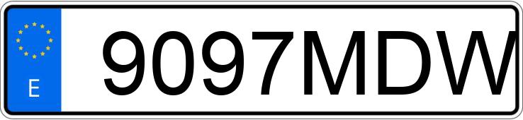 Numer rejestracyjny 9097MDW posiada PEUGEOT 308