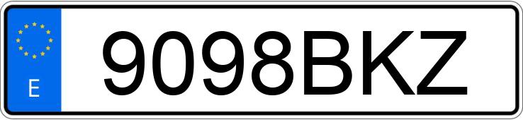 Numer rejestracyjny 9098BKZ posiada FIAT SEICENTO