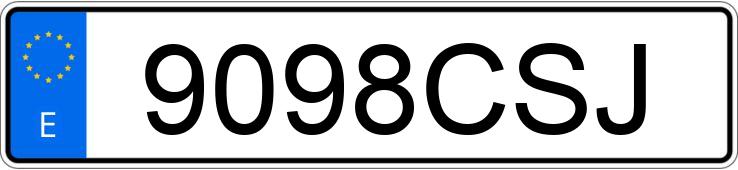 Numer rejestracyjny 9098CSJ posiada ROVER MG ZS