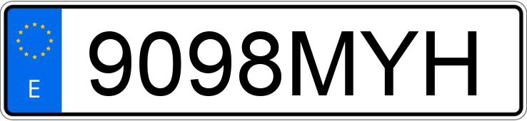 Numer rejestracyjny 9098MYH posiada BMW SERIE 5