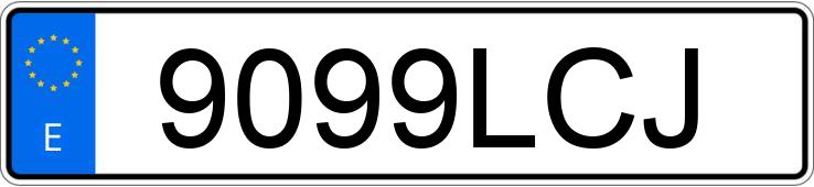 Numer rejestracyjny 9099LCJ posiada RENAULT TRAFIC