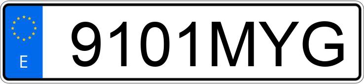 Numer rejestracyjny 9101MYG posiada CITROEN C5