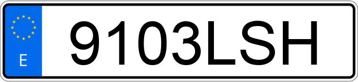 Numer rejestracyjny 9103LSH posiada AUDI Q8