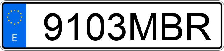 Numer rejestracyjny 9103MBR posiada PEUGEOT 3008