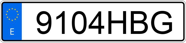 Numer rejestracyjny 9104HBG posiada KIA SORENTO