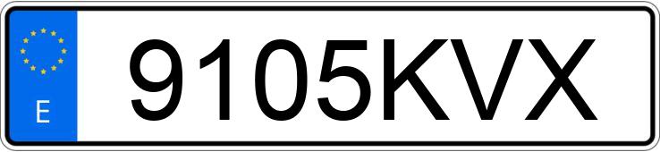 Numer rejestracyjny 9105KVX posiada KIA STONIC