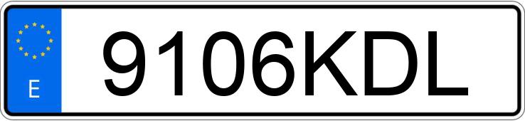 Numer rejestracyjny 9106KDL posiada SEAT IBIZA