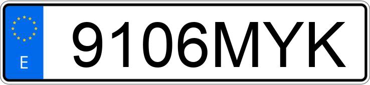 Numer rejestracyjny 9106MYK posiada AUDI TT