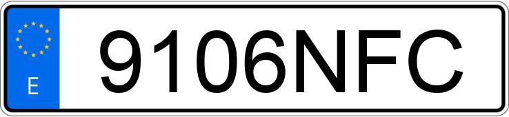 Numer rejestracyjny 9106NFC posiada MERCEDES A (177)