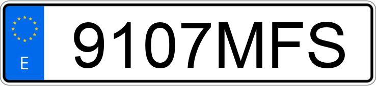 Numer rejestracyjny 9107MFS posiada PEUGEOT 208