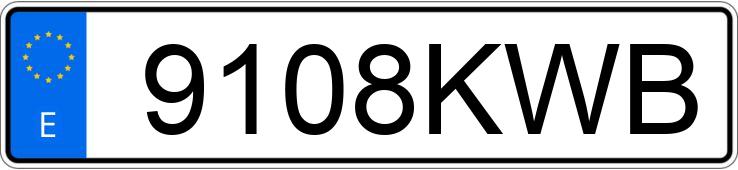 Numer rejestracyjny 9108KWB posiada RENAULT CLIO