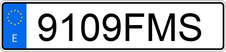 Numer rejestracyjny 9109FMS posiada AUDI A4