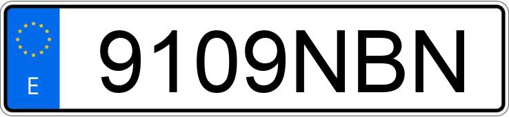 Numer rejestracyjny 9109NBN posiada RENAULT CLIO