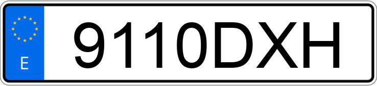 Numer rejestracyjny 9110DXH posiada BMW SERIE 1