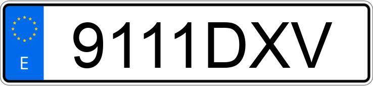 Numer rejestracyjny 9111DXV posiada MERCEDES C (203)