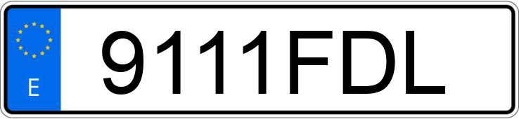 Numer rejestracyjny 9111FDL posiada CITROEN C3