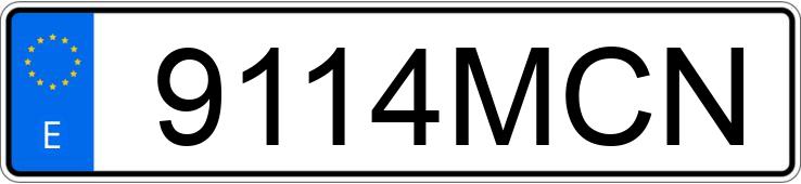 Numer rejestracyjny 9114MCN posiada CUPRA LEON